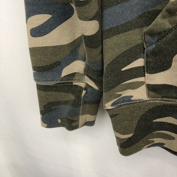 Womens Cabelas Purple Camouflage Hunting Hoodie Pullover Camo Sweatshirt Small - Picture 6 of 11